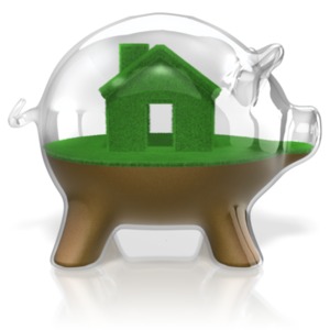 Piggy Bank Glass Real Estate PowerPoint clipart graphic preview.