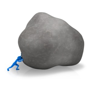 Move The Impossible PowerPoint clipart graphic preview.