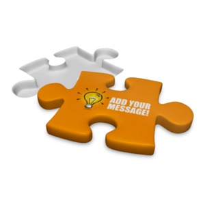 Puzzle Piece Custom Customizable PowerPoint clipart graphic preview.
