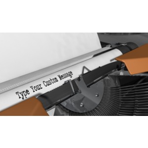 Typewriter Custom Customizable PowerPoint clipart graphic preview.