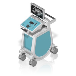 Ultrasound Machine Isometric PowerPoint clipart graphic preview.