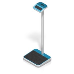 Digital Weight Scale Isometric PowerPoint clipart graphic preview.