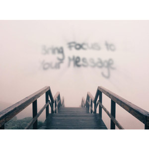 Out Of The Mist Customizable PowerPoint clipart graphic preview.