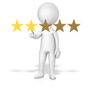 Figure 2 Of 5 Stars PowerPoint clipart graphic preview.