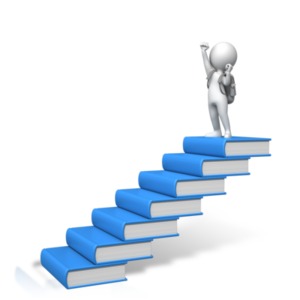 Student Books Success PowerPoint clipart graphic preview.