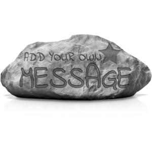 Written In Stone Customizable PowerPoint clipart graphic preview.