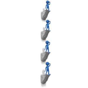Different Points Of View PowerPoint clipart graphic preview.