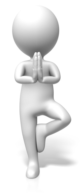 High-resolution clipart illustration of Figure Peaceful Pose, designed for interfaith community outreach, spiritual wellness programs, and mindfulness-focused personal growth seminars.