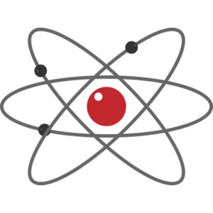 Atom PowerPoint clipart graphic preview.