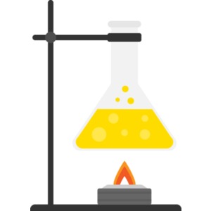 Beaker Burner PowerPoint clipart graphic preview.