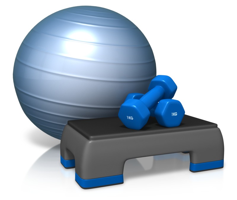 High-resolution clipart illustration of Exercise Cardio Equipment, designed for clinical healthcare administration, medical training, and patient data visualization.