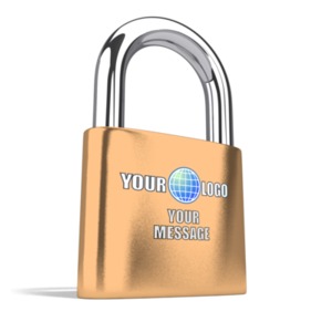 Padlock Custom Customizable PowerPoint clipart graphic preview.