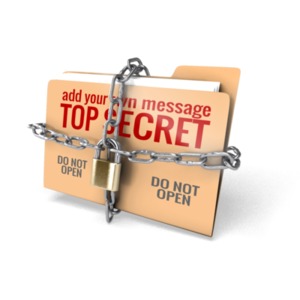 Locked Folder Customizable PowerPoint clipart graphic preview.