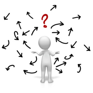 Too Many Ways PowerPoint clipart graphic preview.