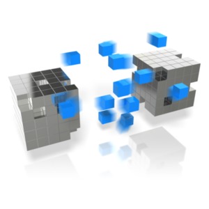 Cube Arrays Transfer PowerPoint clipart graphic preview.