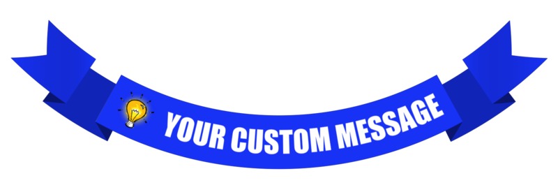 High-resolution customizable clipart of Arched Down One Layer Banner, designed for creative multimedia presentations, dynamic visual storytelling, and professional content design.