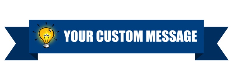High-resolution customizable clipart of Simple One Layer Banner Reversed, designed for creative multimedia presentations, dynamic visual storytelling, and professional content design.