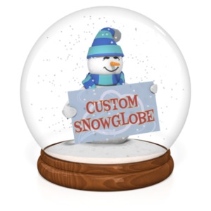 Snowglobe Custom Customizable PowerPoint clipart graphic preview.
