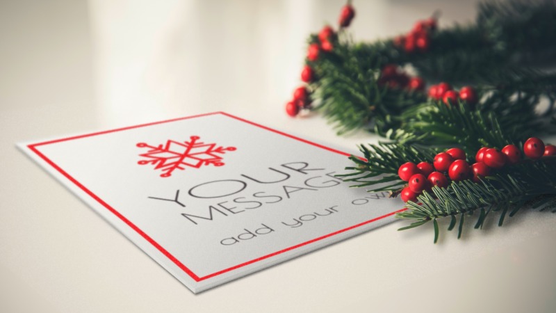 High-resolution customizable clipart of Card With Berries, designed for seasonal marketing campaigns, corporate event presentations, and holiday promotions.