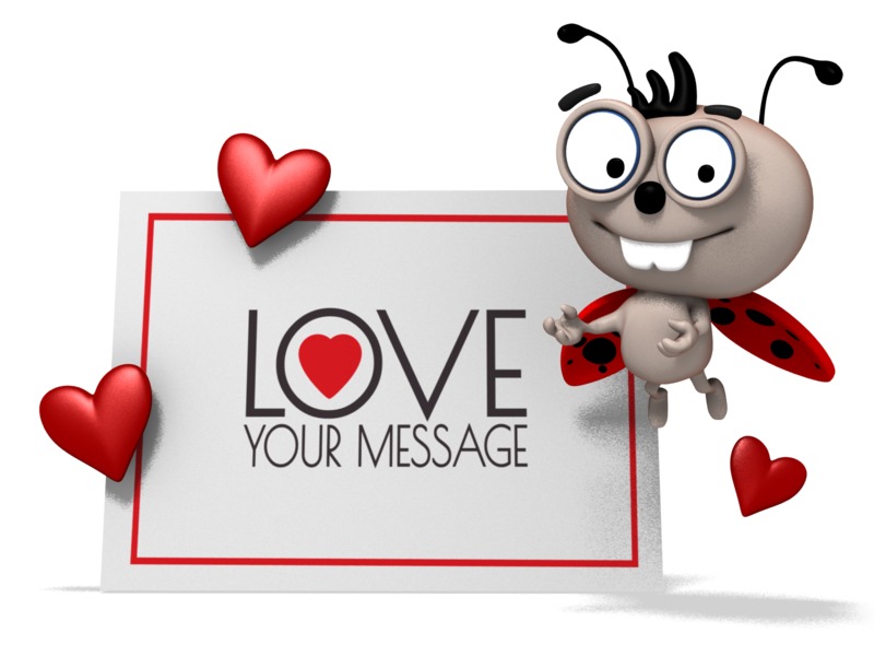 High-resolution customizable clipart of Love Bug Beside Sign, designed for seasonal marketing campaigns, corporate event presentations, and holiday promotions.