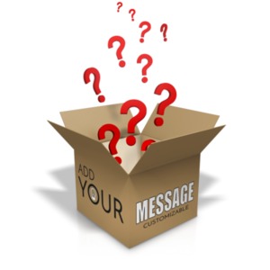 Question Box Custom Customizable PowerPoint clipart graphic preview.