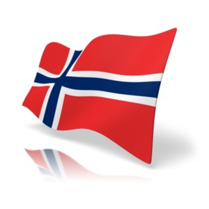Flag Norway PowerPoint clipart graphic preview.