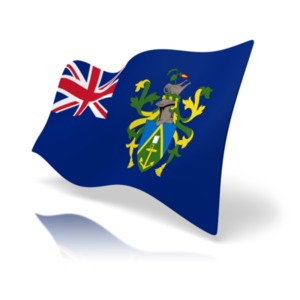 Flag Pitcairn Islands PowerPoint clipart graphic preview.