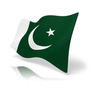 Flag Pakistan PowerPoint clipart graphic preview.