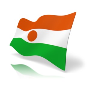 Flag Niger PowerPoint clipart graphic preview.
