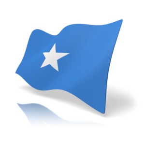 Flag Somalia PowerPoint clipart graphic preview.