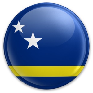 Badge of Curacao PowerPoint clipart graphic preview.