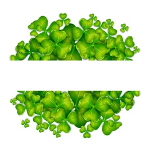 Clover Patch Insert PowerPoint clipart graphic preview.