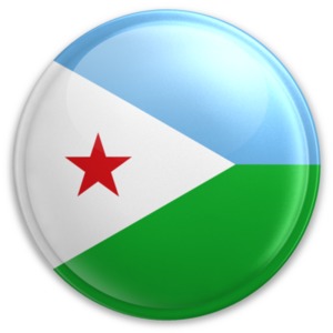 Badge of Djibouti PowerPoint clipart graphic preview.