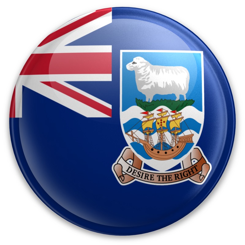 High-resolution clipart illustration of Badge of the Falkland Islands, designed for seasonal marketing campaigns, corporate event presentations, and holiday promotions.