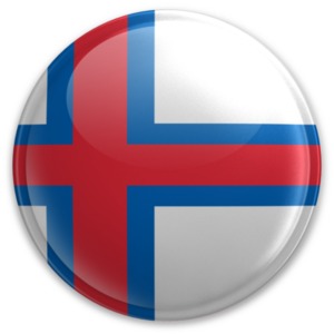 Badge of the Faroe Islands PowerPoint clipart graphic preview.