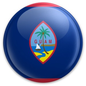 Badge of Guam PowerPoint clipart graphic preview.