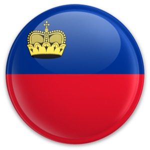Badge of Liechtenstein PowerPoint clipart graphic preview.
