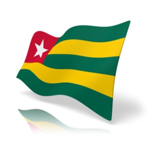 Flag Togo PowerPoint clipart graphic preview.