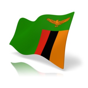 Flag Zambia PowerPoint clipart graphic preview.