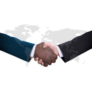 World Diversity Handshake PowerPoint clipart graphic preview.
