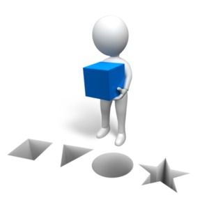 Figure Correct Shape PowerPoint clipart graphic preview.