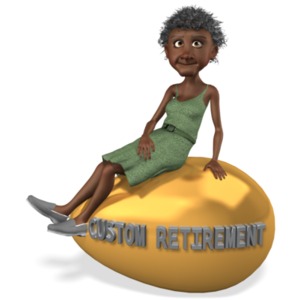 Agatha Golden Egg Custom Customizable PowerPoint clipart graphic preview.