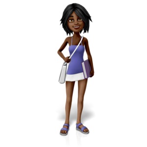 Jada Carrying Bag Education PowerPoint clipart graphic preview.