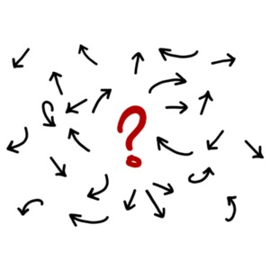 Too Many Paths PowerPoint clipart graphic preview.