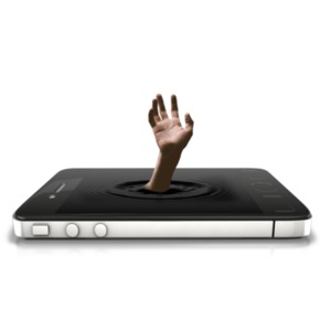 Help Phone Rescue PowerPoint clipart graphic preview.