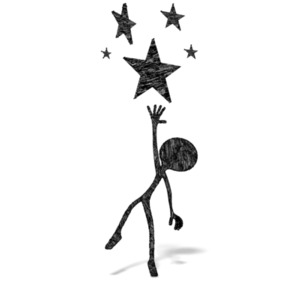 Reach Of The Stars PowerPoint clipart graphic preview.