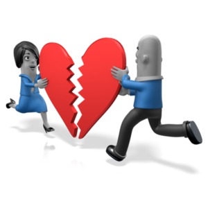 Biz People Heart Pieces PowerPoint clipart graphic preview.