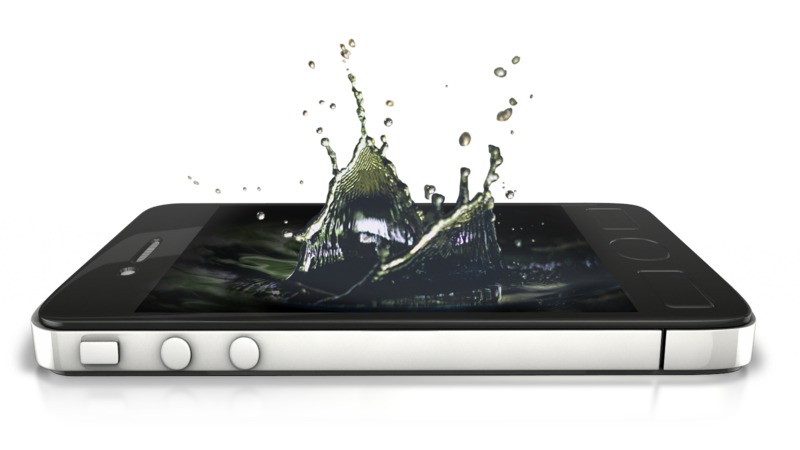 High-resolution clipart illustration of Phone Splash, designed for digital transformation strategies, enterprise software training, and advanced information technology frameworks.