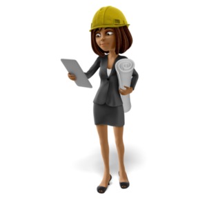 Talia Construction Plans PowerPoint clipart graphic preview.