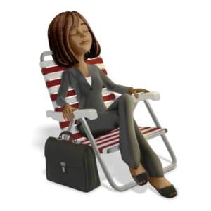 Business Talia Vacation PowerPoint clipart graphic preview.